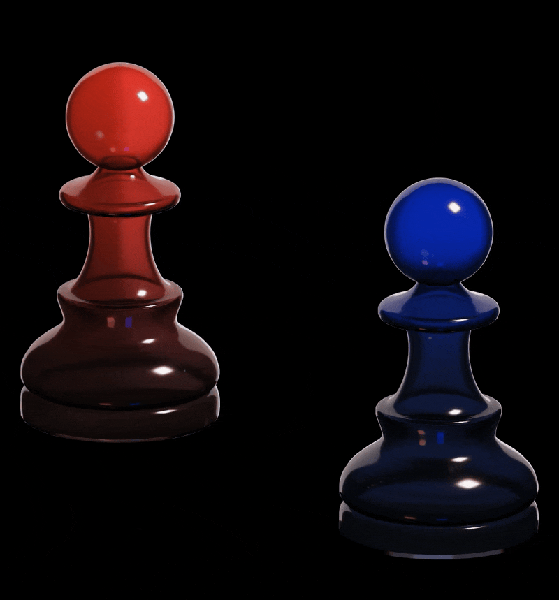 Red team versus blue team strategic illustration