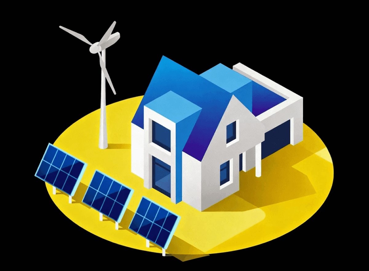 Energy utilities illustration