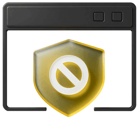 Proactive blocking icon