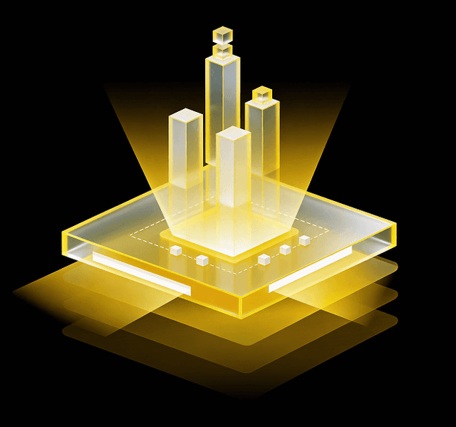 Multi-dimensional asset management illustration