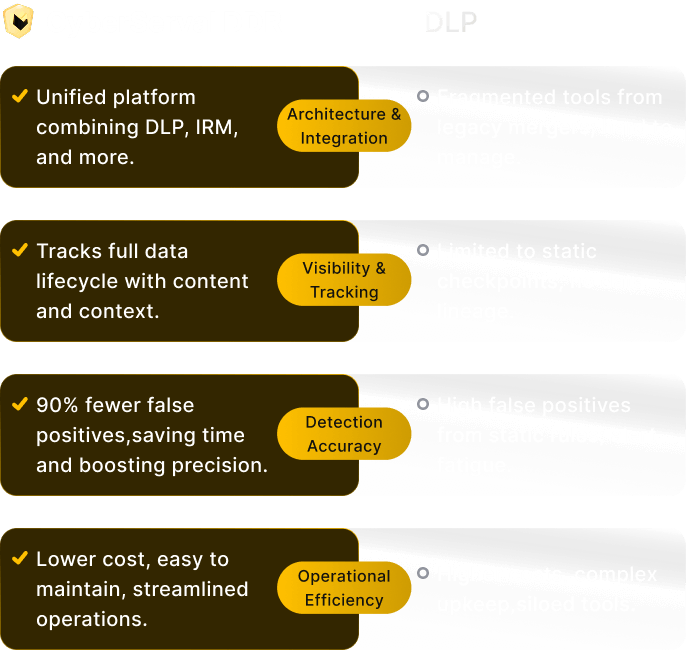 CyberServal DDR vs DLP